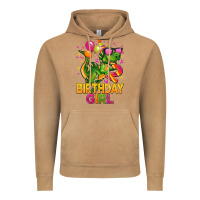 Vintage Camel 2rd birthday girl t rex pink Vintage Hoodie - CowGirlArtShop
