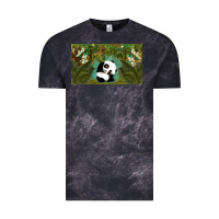 Cloud Black cute panda Vintage Tee - TumblerDesignByShophia