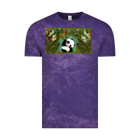 Cloud Purple cute panda Vintage Tee - TumblerDesignByShophia