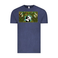 Vintage Denim cute panda Vintage Tee - TumblerDesignByShophia