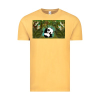 Vintage Mustard cute panda Vintage Tee - TumblerDesignByShophia