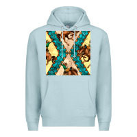 Blue Mist native american aztec seamless pattern 6 Premium Hoodie - BundleAndBundleShop