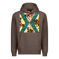 Coffee native american aztec seamless pattern 6 Premium Hoodie - BundleAndBundleShop
