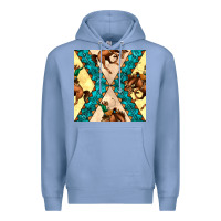 Colony Blue native american aztec seamless pattern 6 Premium Hoodie - BundleAndBundleShop