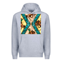Heather Grey native american aztec seamless pattern 6 Premium Hoodie - BundleAndBundleShop