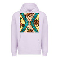 Lilac native american aztec seamless pattern 6 Premium Hoodie - BundleAndBundleShop