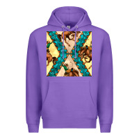 Purple native american aztec seamless pattern 6 Premium Hoodie - BundleAndBundleShop