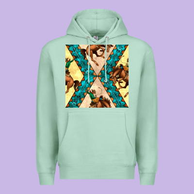 Native American Aztec Seamless Pattern 6 Premium Hoodie Designed By Bundleandbundleshop