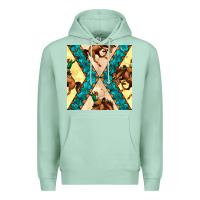 Seafoam native american aztec seamless pattern 6 Premium Hoodie - BundleAndBundleShop