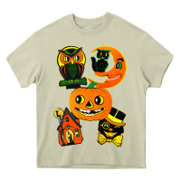 Mossy Vintage Halloween Heavy Core Tee - minhPixels