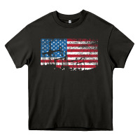 Asphalt Oil Rig Worker Roughnecks Oilfield Man Gift American Heavy Core Tee - minhPixels