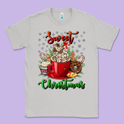 Sweet Christmas Classic Tee Designed By Nancycooperartshop