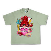 Oil Green valentines day teacher gnome Urban Heavy Tee - RanaPortraitStore