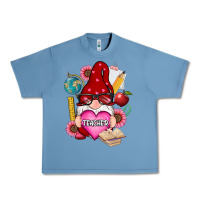 Pebble Blue valentines day teacher gnome Urban Heavy Tee - RanaPortraitStore