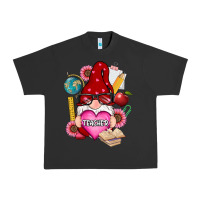 Pigment Black valentines day teacher gnome Urban Heavy Tee - RanaPortraitStore