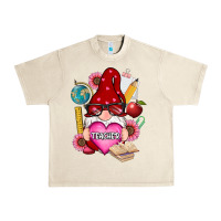 Sandshell valentines day teacher gnome Urban Heavy Tee - RanaPortraitStore