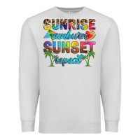 Dove Grey sunrise sunburn sunset repeat Premium Sweatshirt - Artiststas