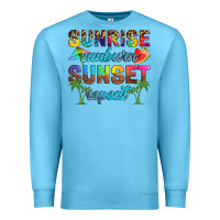 Ocean Blue sunrise sunburn sunset repeat Premium Sweatshirt - Artiststas