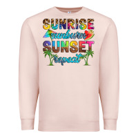 Pale Pink sunrise sunburn sunset repeat Premium Sweatshirt - Artiststas