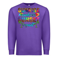 Purple sunrise sunburn sunset repeat Premium Sweatshirt - Artiststas