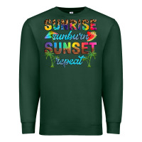 Sports Green sunrise sunburn sunset repeat Premium Sweatshirt - Artiststas
