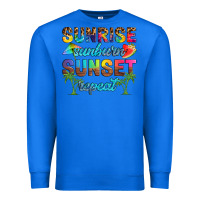 True Royal sunrise sunburn sunset repeat Premium Sweatshirt - Artiststas