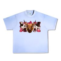 Grape Ice Western Highland Cow mom Urban Heavy Tee - HowdyJamesFarm