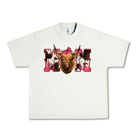Pistachio Western Highland Cow mom Urban Heavy Tee - HowdyJamesFarm