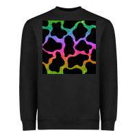 Black cow glitter seamless pattern Heavyweight Sweatshirt - BundleAndBundleShop