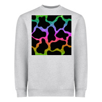 Heather Grey cow glitter seamless pattern Heavyweight Sweatshirt - BundleAndBundleShop