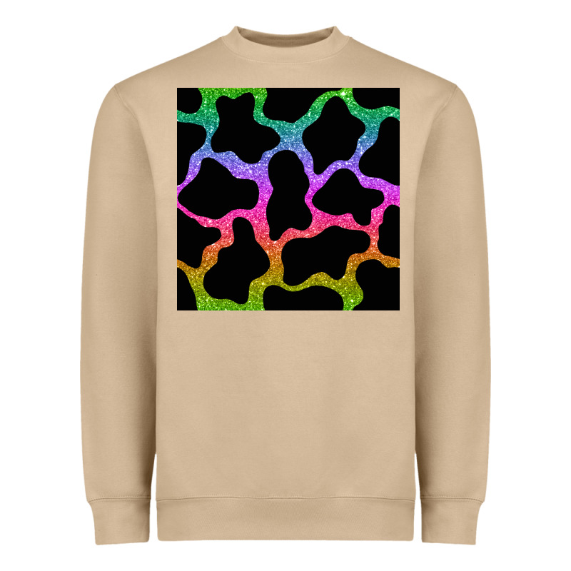 Cow Glitter Seamless Pattern Heavyweight Sweatshirt by BundleAndBundleShop | Teevron
