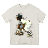 Cream Rickey Henderson Heavy Core Tee - minhPixels