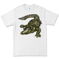 White alligator Premium Tee - BarkalooDesign