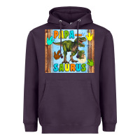 Plum papa saurus Heavyweight Hoodie - Artiststas