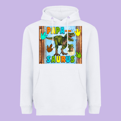 Papa Saurus Heavyweight Hoodie Designed By Artiststas