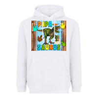 White papa saurus Heavyweight Hoodie - Artiststas