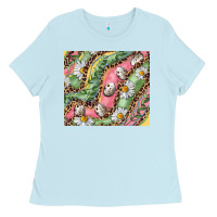 Baby Blue Easter Quail Egg And Daisy Ladies Tee - RanaPortraitStore