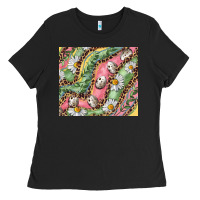 Black Easter Quail Egg And Daisy Ladies Tee - RanaPortraitStore
