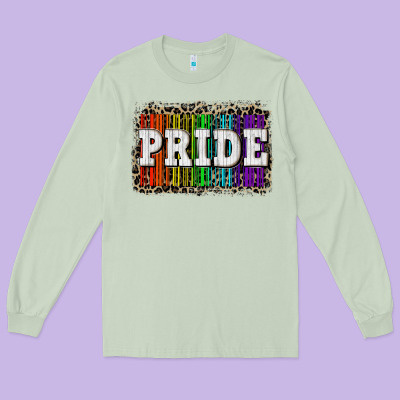 Pride Barcode Long Sleeve Tee Designed By Cowgirlartshop