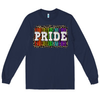 Navy Pride barcode Long Sleeve Tee - CowGirlArtShop