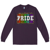 Plum Pride barcode Long Sleeve Tee - CowGirlArtShop