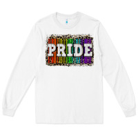 White Pride barcode Long Sleeve Tee - CowGirlArtShop