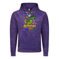 Cloud Purple mommy of the 5 th birthday boy t rex Vintage Hoodie - CowGirlArtShop