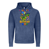 Vintage Denim mommy of the 5 th birthday boy t rex Vintage Hoodie - CowGirlArtShop