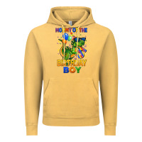 Vintage Mustard mommy of the 5 th birthday boy t rex Vintage Hoodie - CowGirlArtShop
