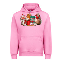 Fuchsia Pink baseball coffee cup Urban Hoodie - AdoDesignShop