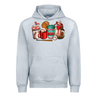 Heather Grey baseball coffee cup Urban Hoodie - AdoDesignShop