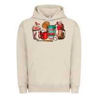 Pigment French Oak baseball coffee cup Urban Hoodie - AdoDesignShop