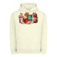 Pigment Pistachio baseball coffee cup Urban Hoodie - AdoDesignShop