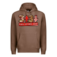 Chestnut three up three down baseball Premium Hoodie - Jasminsmagicworld